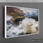 Arte Pintado a Mano Recuerdo Ancestral Horizontal