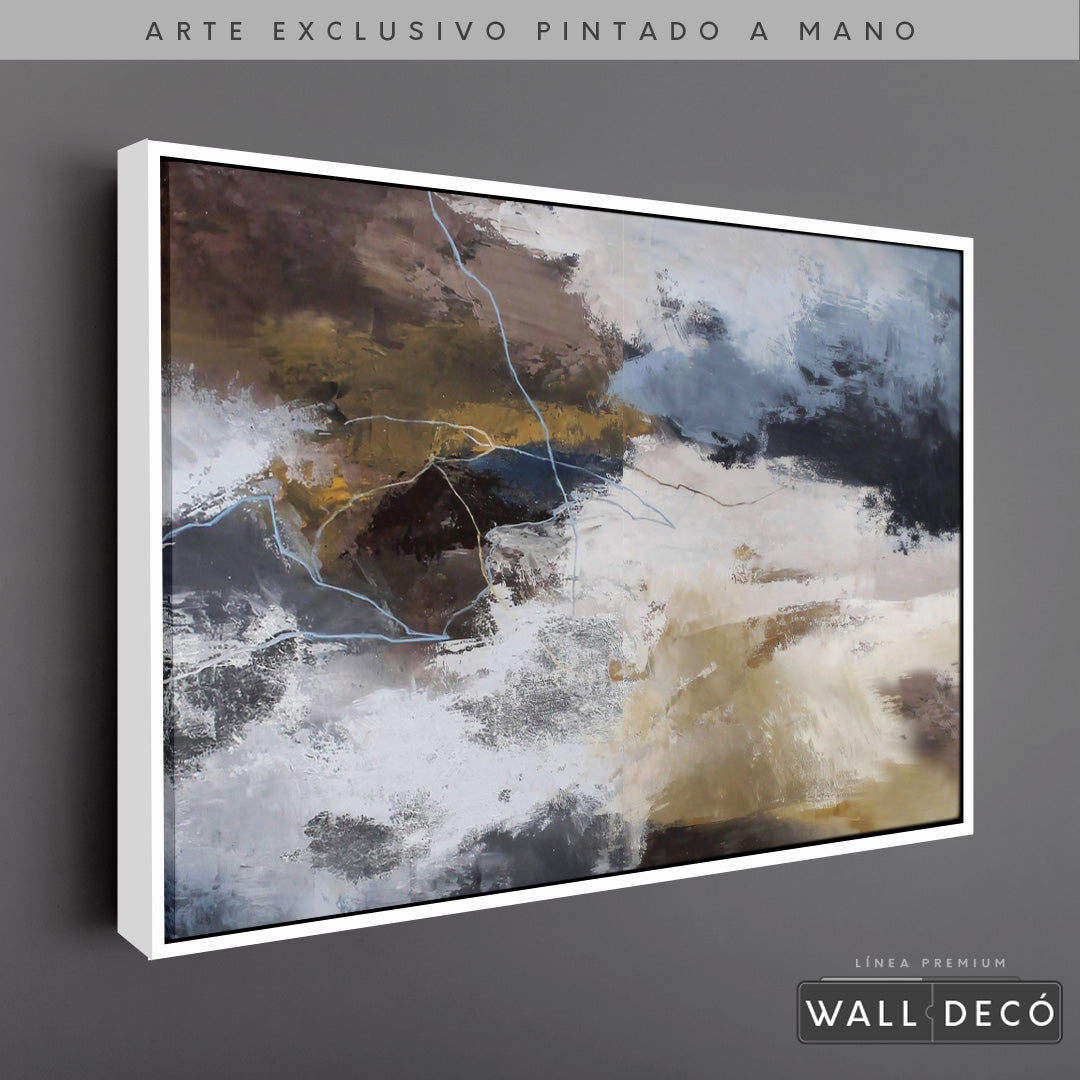 Arte Pintado a Mano Recuerdo Ancestral Horizontal