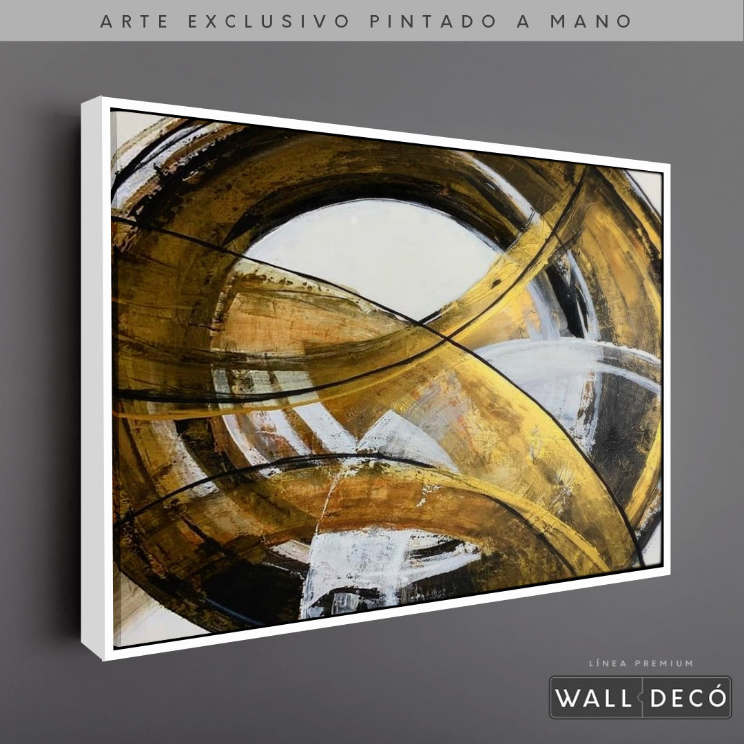 Arte Pintado a Mano Aura de Abundancia Horizontal
