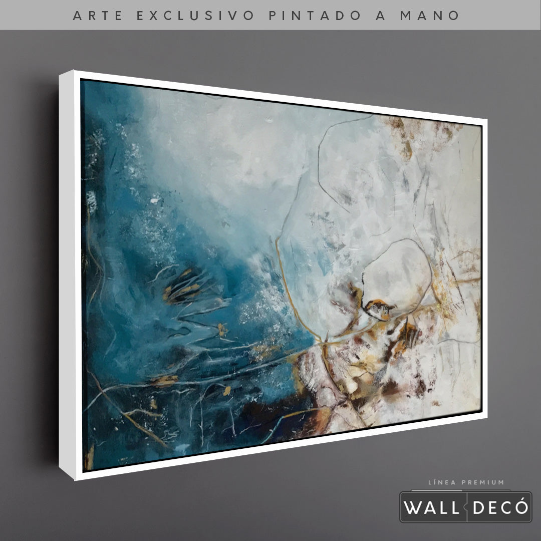 Arte Pintado a Mano Perfume Del Mar horizontal