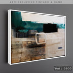 Arte Pintado a Mano Utopia Horizontal