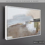 Arte Pintado a Mano Naturaleza Estructural Horizontal