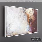 Arte Pintado a Mano Entre Luz y Rosa Horizontal