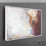 Cargar imagen en el visor de la galería, Arte Pintado a Mano Entre Luz y Rosa Horizontal
