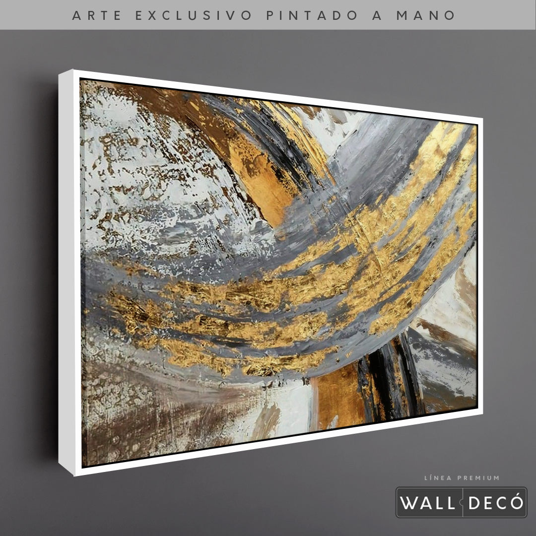 Arte Pintado a Mano Vientos de Abundancia Horizontal