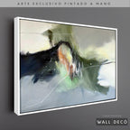Arte Pintado a Mano Pensamiento Musical Horizontal