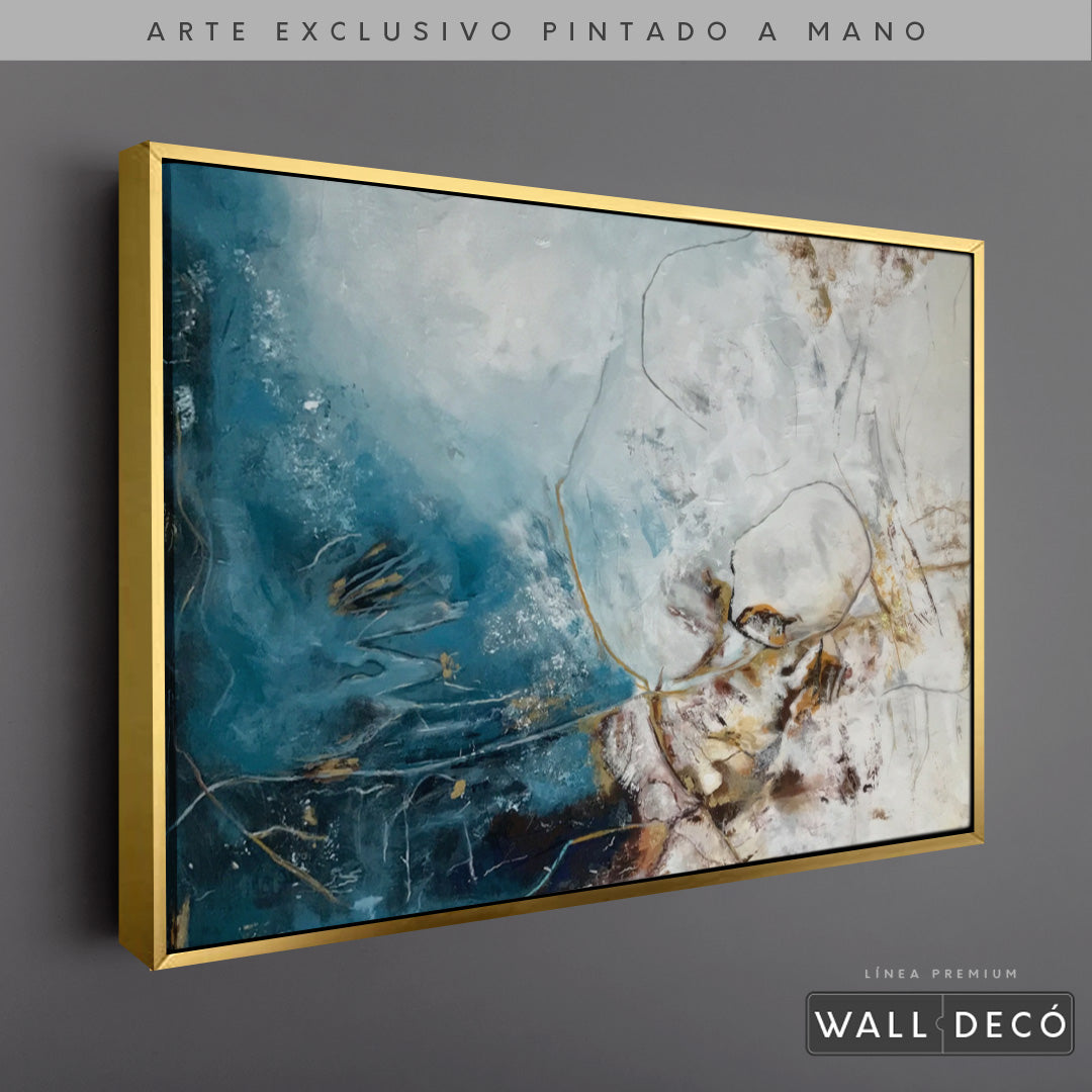 Arte Pintado a Mano Perfume Del Mar horizontal