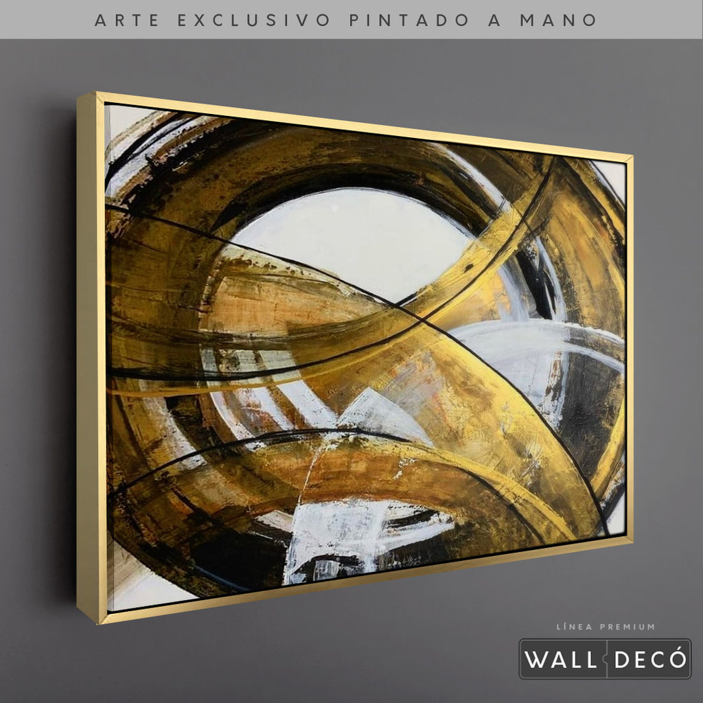 Arte Pintado a Mano Aura de Abundancia Horizontal