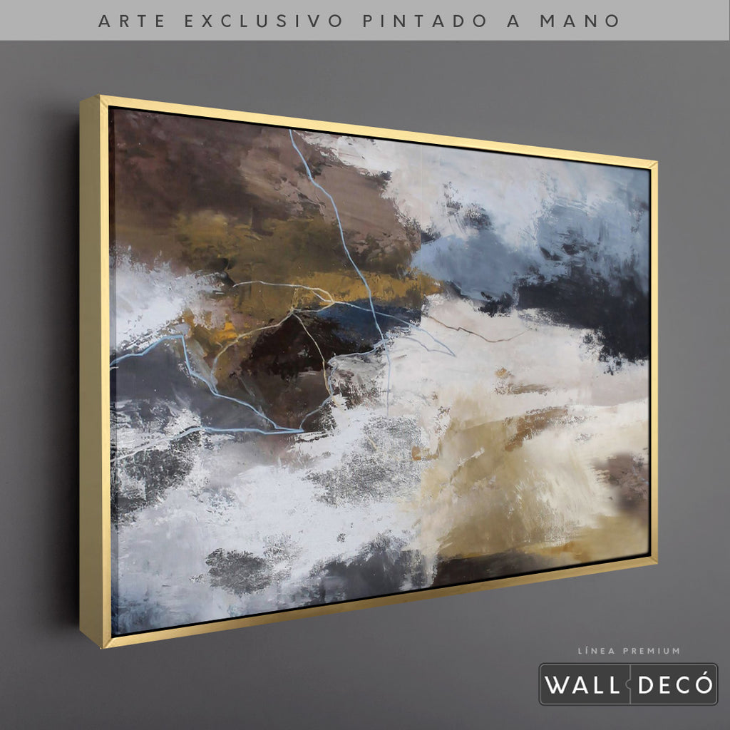 Arte Pintado a Mano Recuerdo Ancestral Horizontal