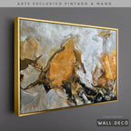 Arte Pintado a Mano Terracota Horizontal