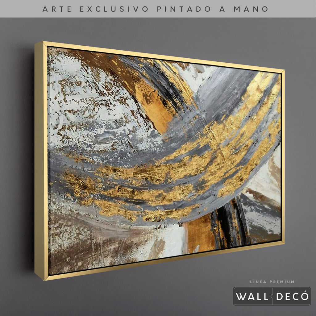 Arte Pintado a Mano Vientos de Abundancia Horizontal