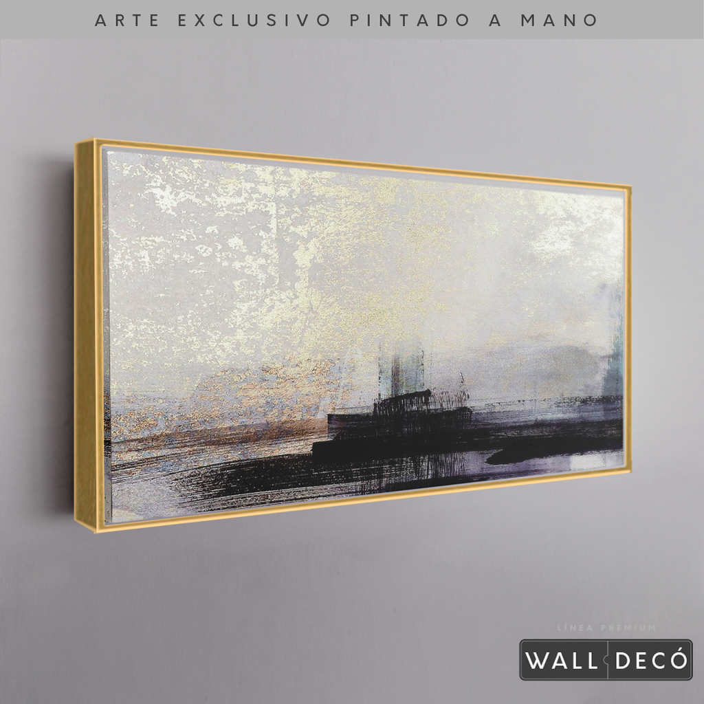 Arte Pintado a Mano Persistencia De La Memoria Horizontal