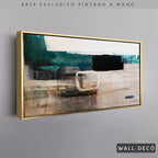 Arte Pintado a Mano Utopia Horizontal