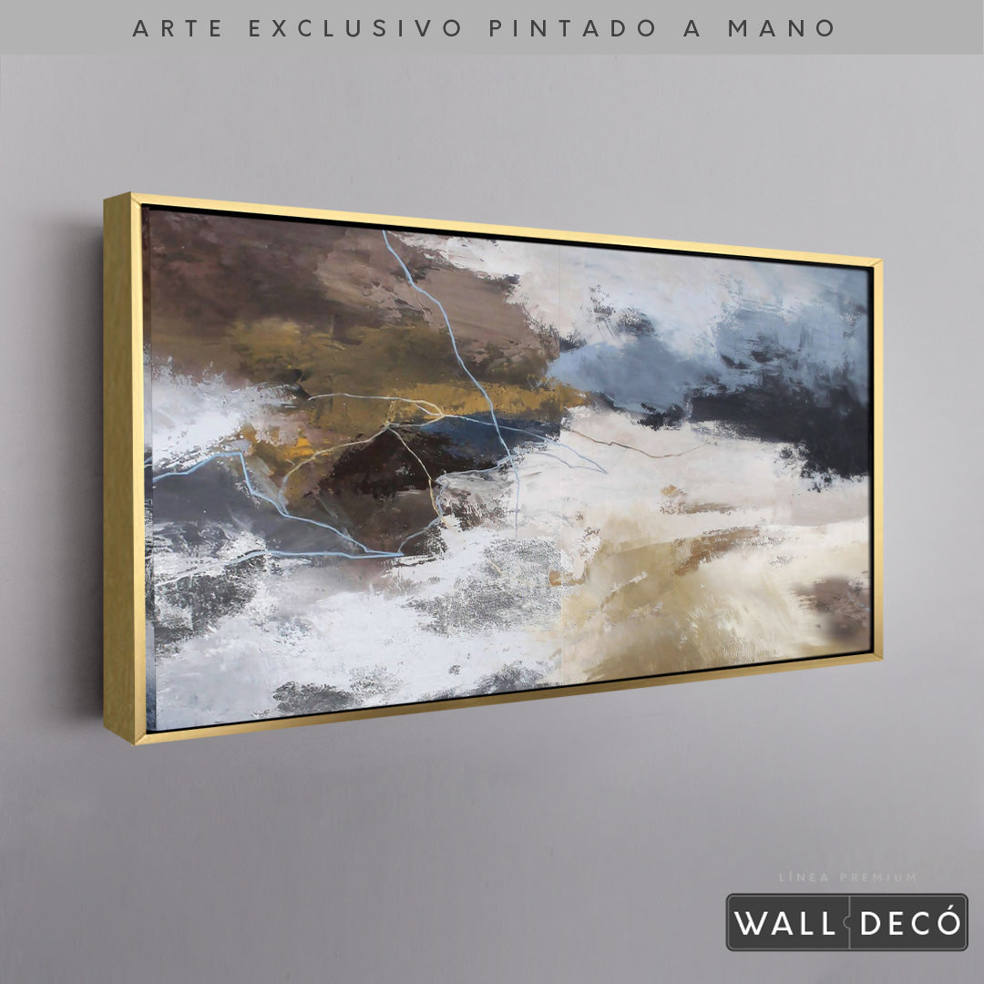 Arte Pintado a Mano Recuerdo Ancestral Horizontal