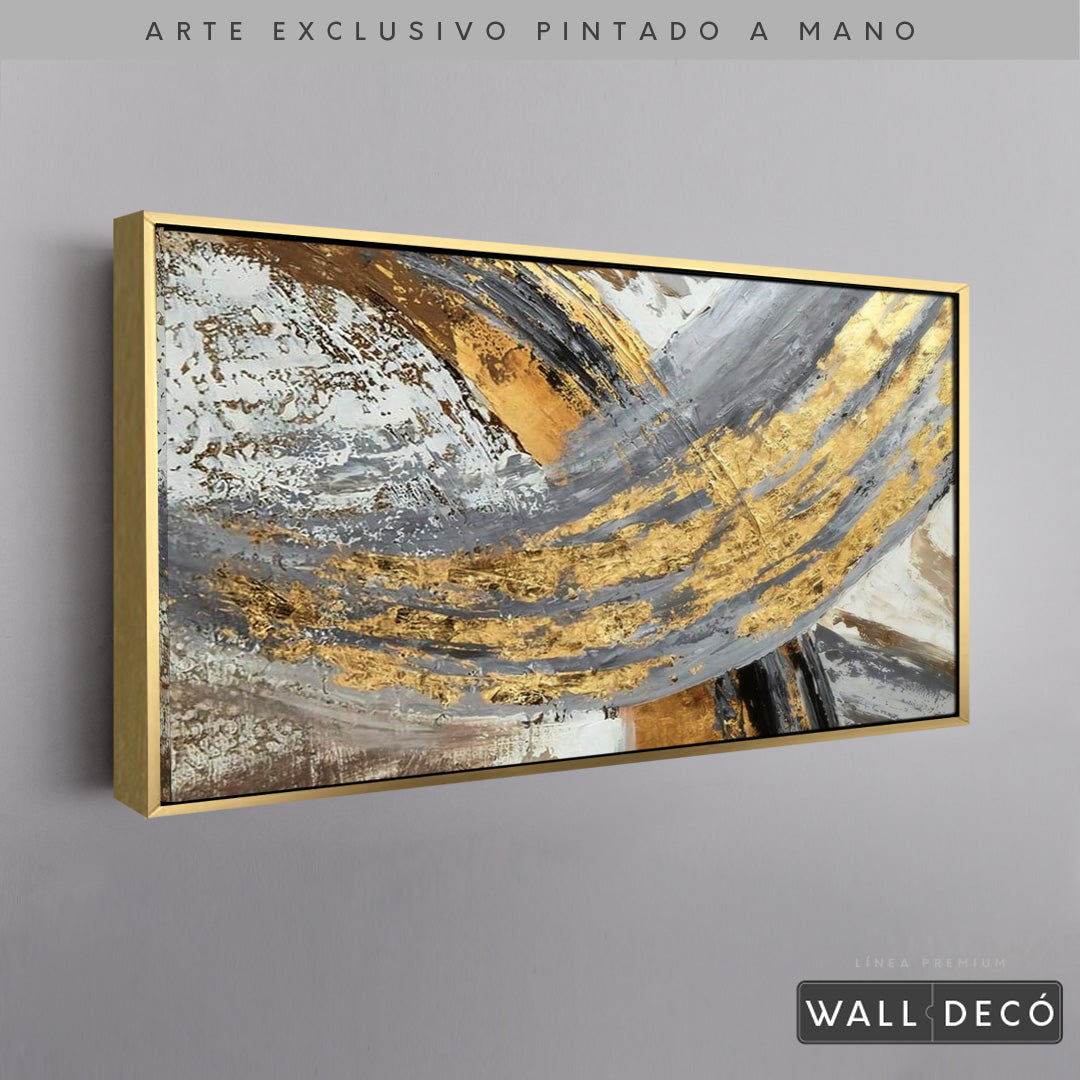 Arte Pintado a Mano Vientos de Abundancia Horizontal