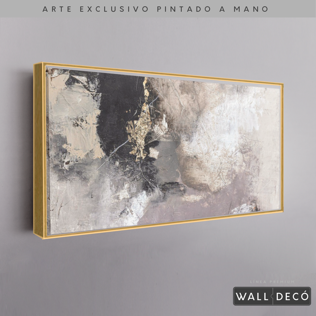 Arte Pintado a Mano Desierto Místico Horizontal