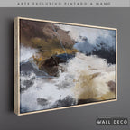 Arte Pintado a Mano Recuerdo Ancestral Horizontal
