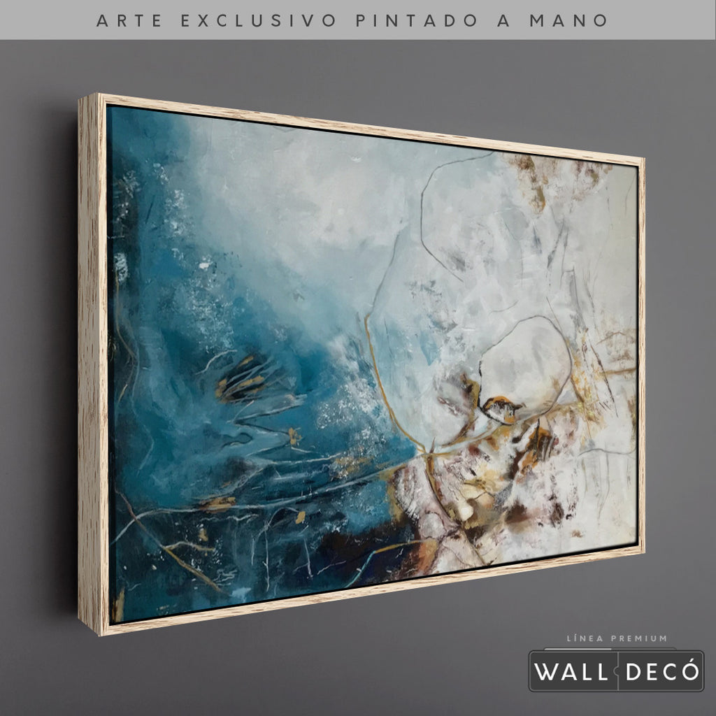 Arte Pintado a Mano Perfume Del Mar horizontal