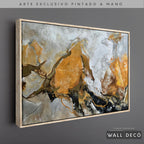 Arte Pintado a Mano Terracota Horizontal