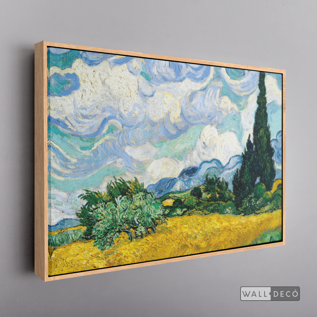 Cuadro Arte Campo de Trigo Horizontal Van Gogh