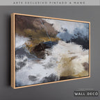 Arte Pintado a Mano Recuerdo Ancestral Horizontal