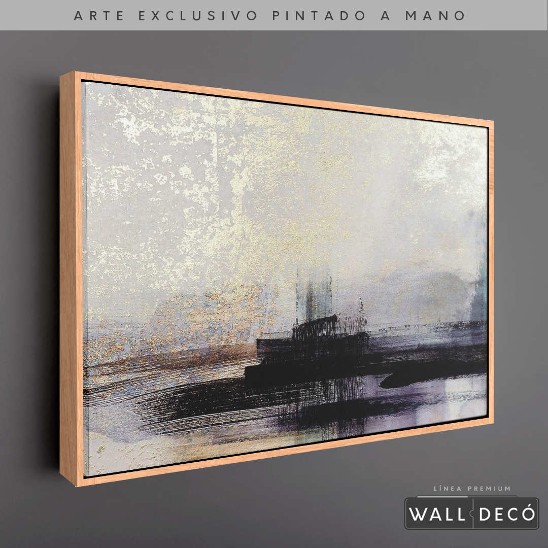 Arte Pintado a Mano Persistencia De La Memoria Horizontal