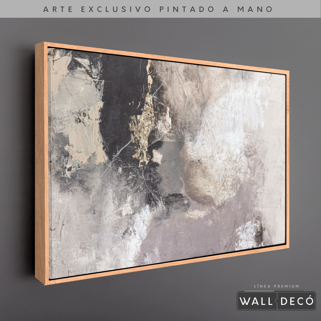 Arte Pintado a Mano Desierto Místico Horizontal