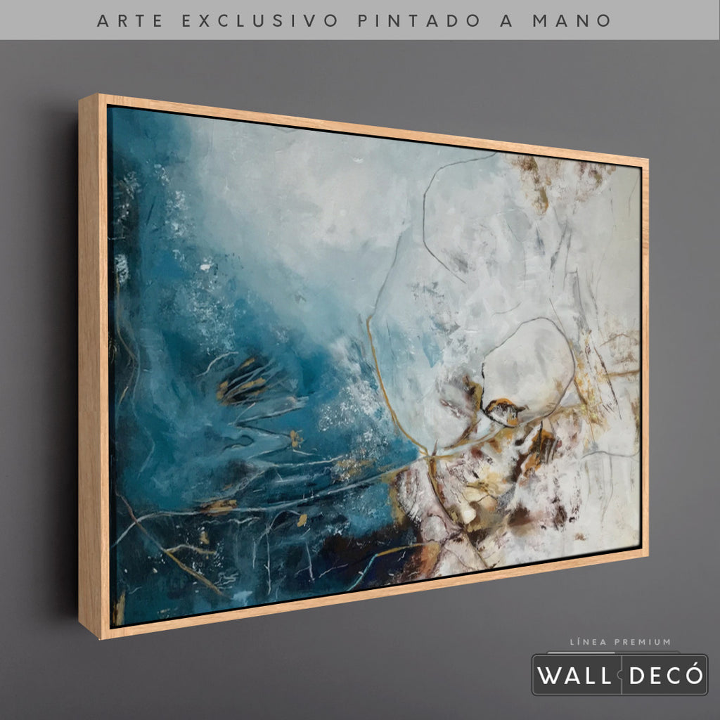 Arte Pintado a Mano Perfume Del Mar horizontal