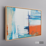 Cargar imagen en el visor de la galería, Cuadro Abstracto Azul-Naranja
