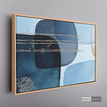 Cargar imagen en el visor de la galería, Cuadro Fragmentos Abstractos Azul
