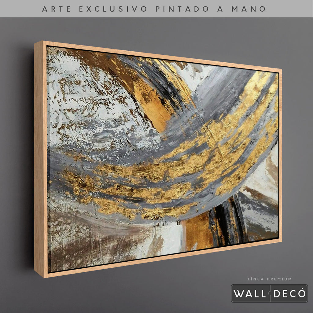 Arte Pintado a Mano Vientos de Abundancia Horizontal
