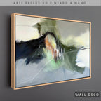 Arte Pintado a Mano Pensamiento Musical Horizontal