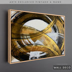 Arte Pintado a Mano Aura de Abundancia Horizontal