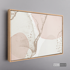 Cuadro Fragmentos Abstractos Rosa