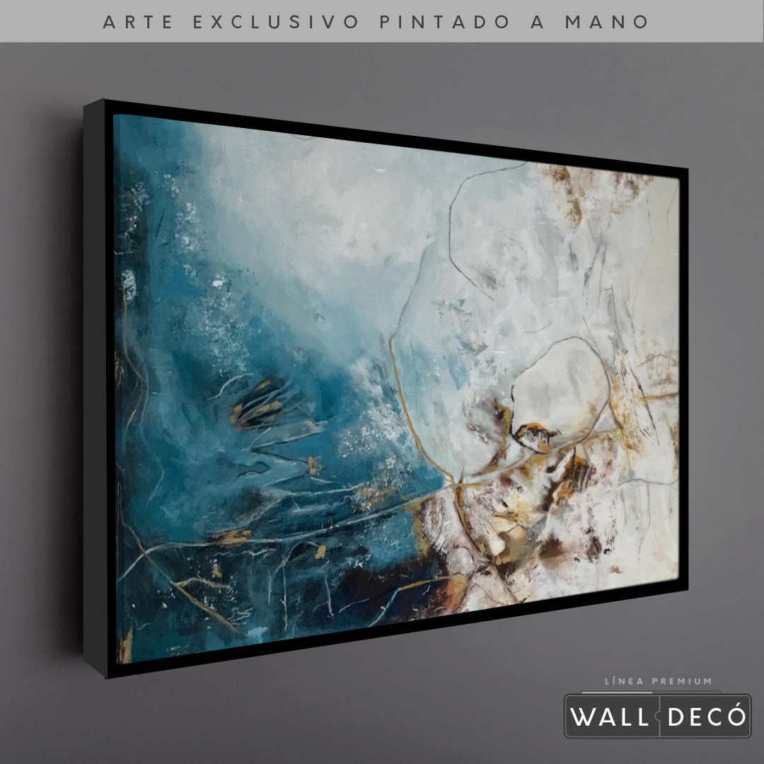 Arte Pintado a Mano Perfume Del Mar horizontal