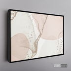 Cuadro Fragmentos Abstractos Rosa