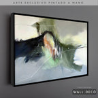 Arte Pintado a Mano Pensamiento Musical Horizontal