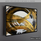Arte Pintado a Mano Aura de Abundancia Horizontal