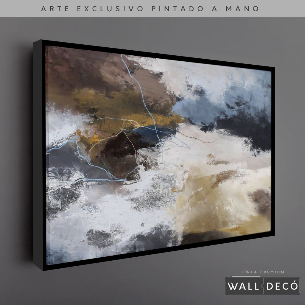 Arte Pintado a Mano Recuerdo Ancestral Horizontal