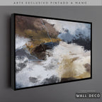 Arte Pintado a Mano Recuerdo Ancestral Horizontal