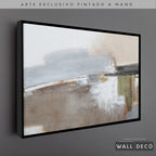 Arte Pintado a Mano Naturaleza Estructural Horizontal