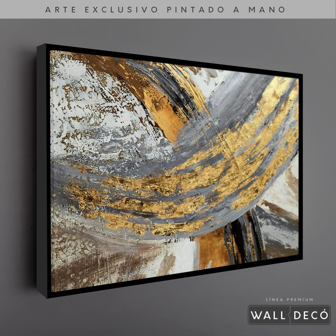 Arte Pintado a Mano Vientos de Abundancia Horizontal