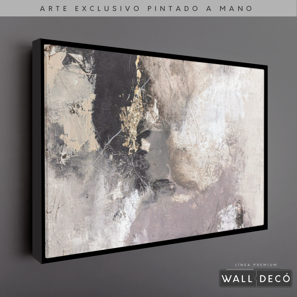Arte Pintado a Mano Desierto Místico Horizontal