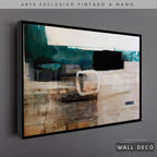 Arte Pintado a Mano Utopia Horizontal