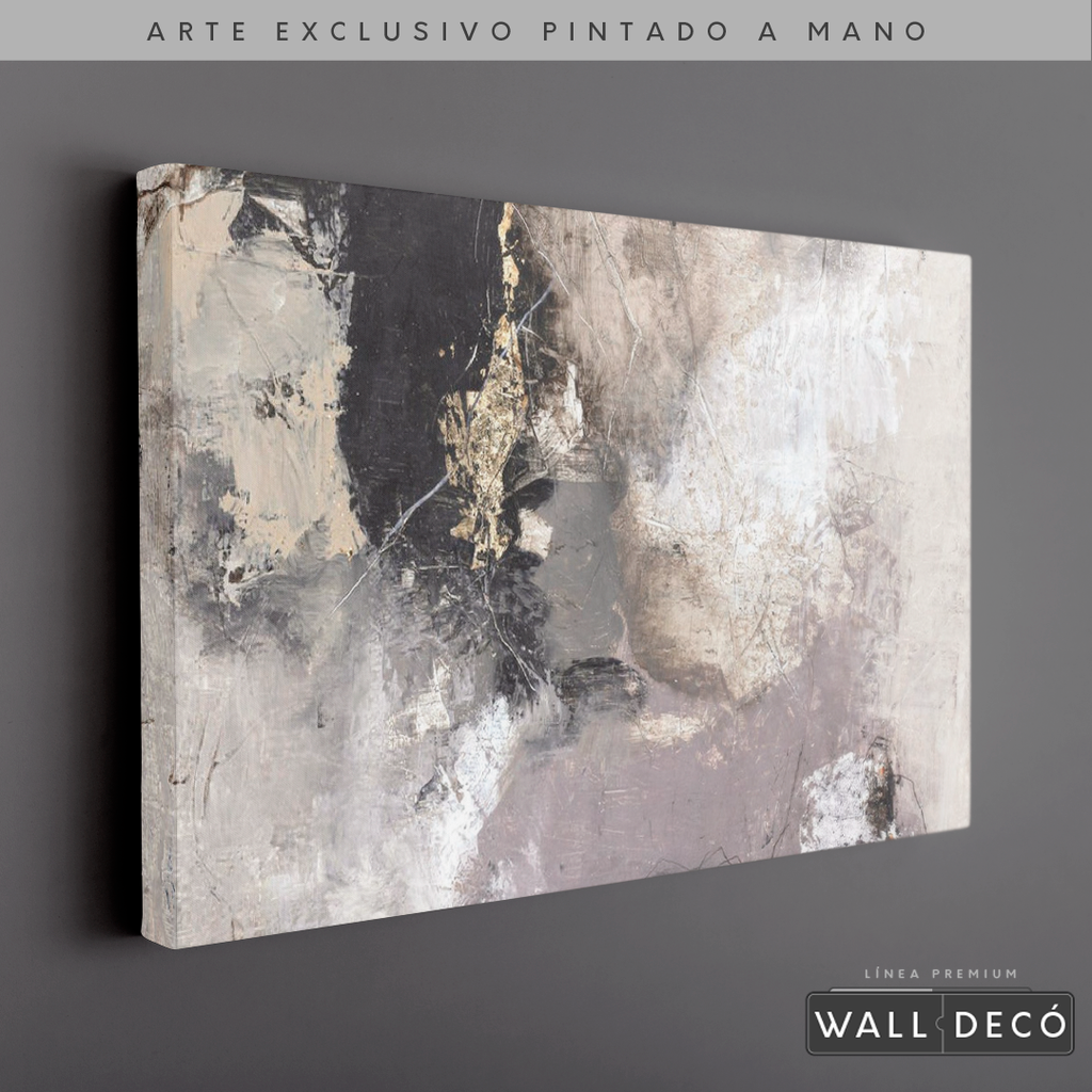 Arte Pintado a Mano Desierto Místico Horizontal