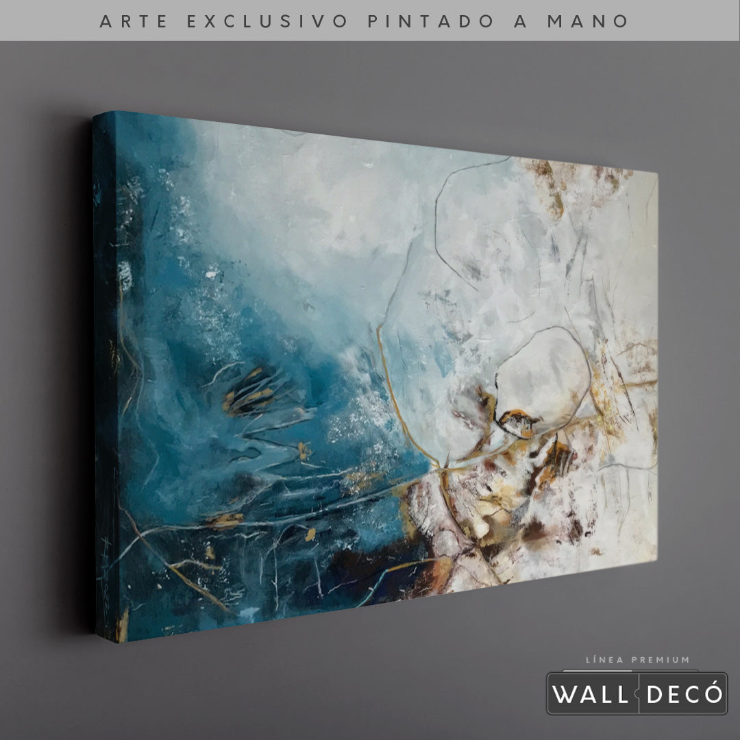 Arte Pintado a Mano Perfume Del Mar horizontal