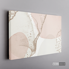 Cuadro Fragmentos Abstractos Rosa