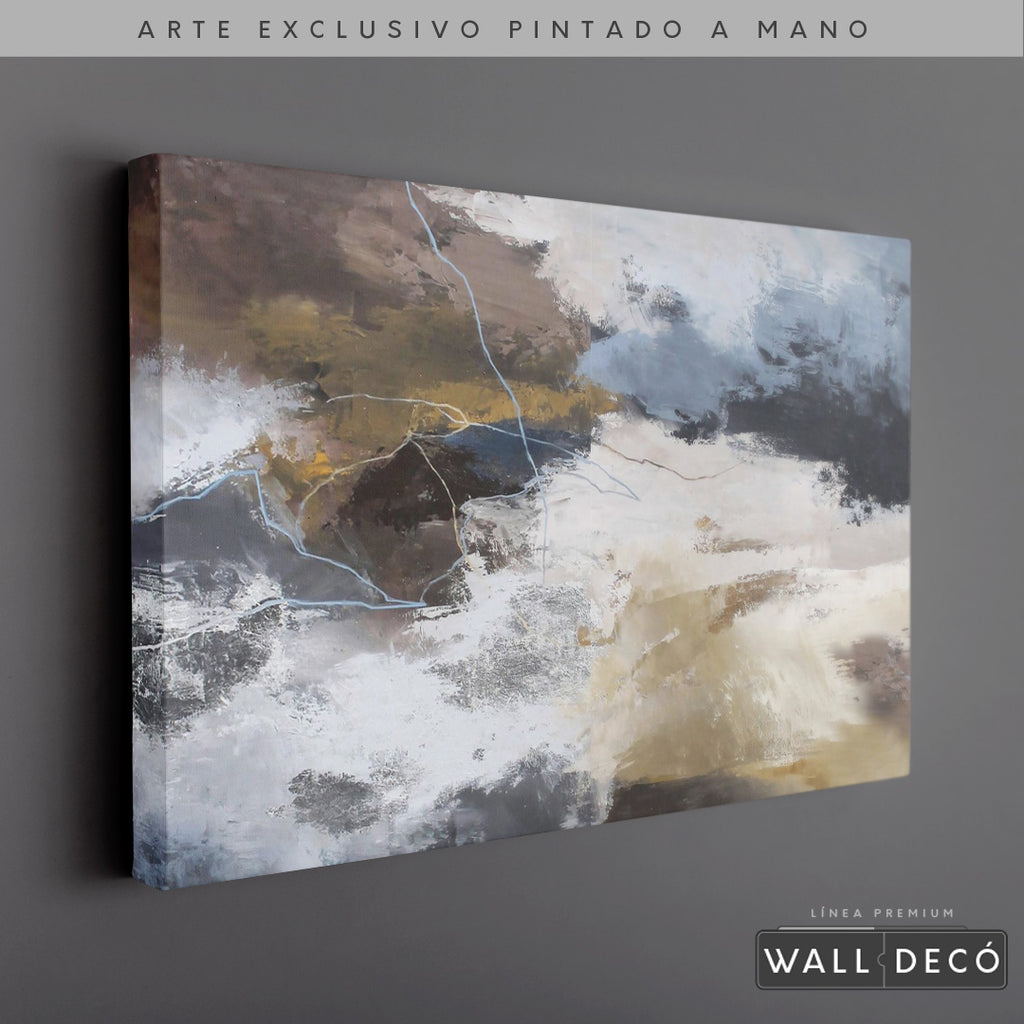 Arte Pintado a Mano Recuerdo Ancestral Horizontal