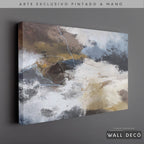 Arte Pintado a Mano Recuerdo Ancestral Horizontal