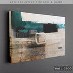 Arte Pintado a Mano Utopia Horizontal